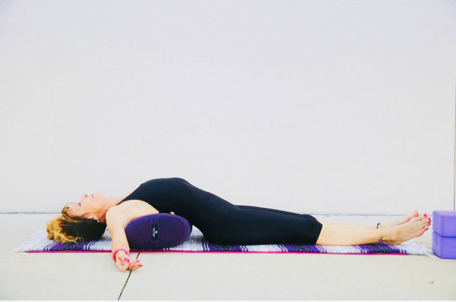 My restorative yoga practice for when I have a cold